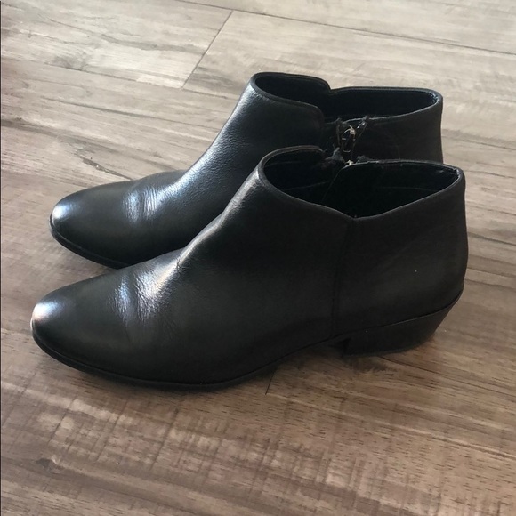 Sam Edelman Black Leather Booties - Picture 4 of 8